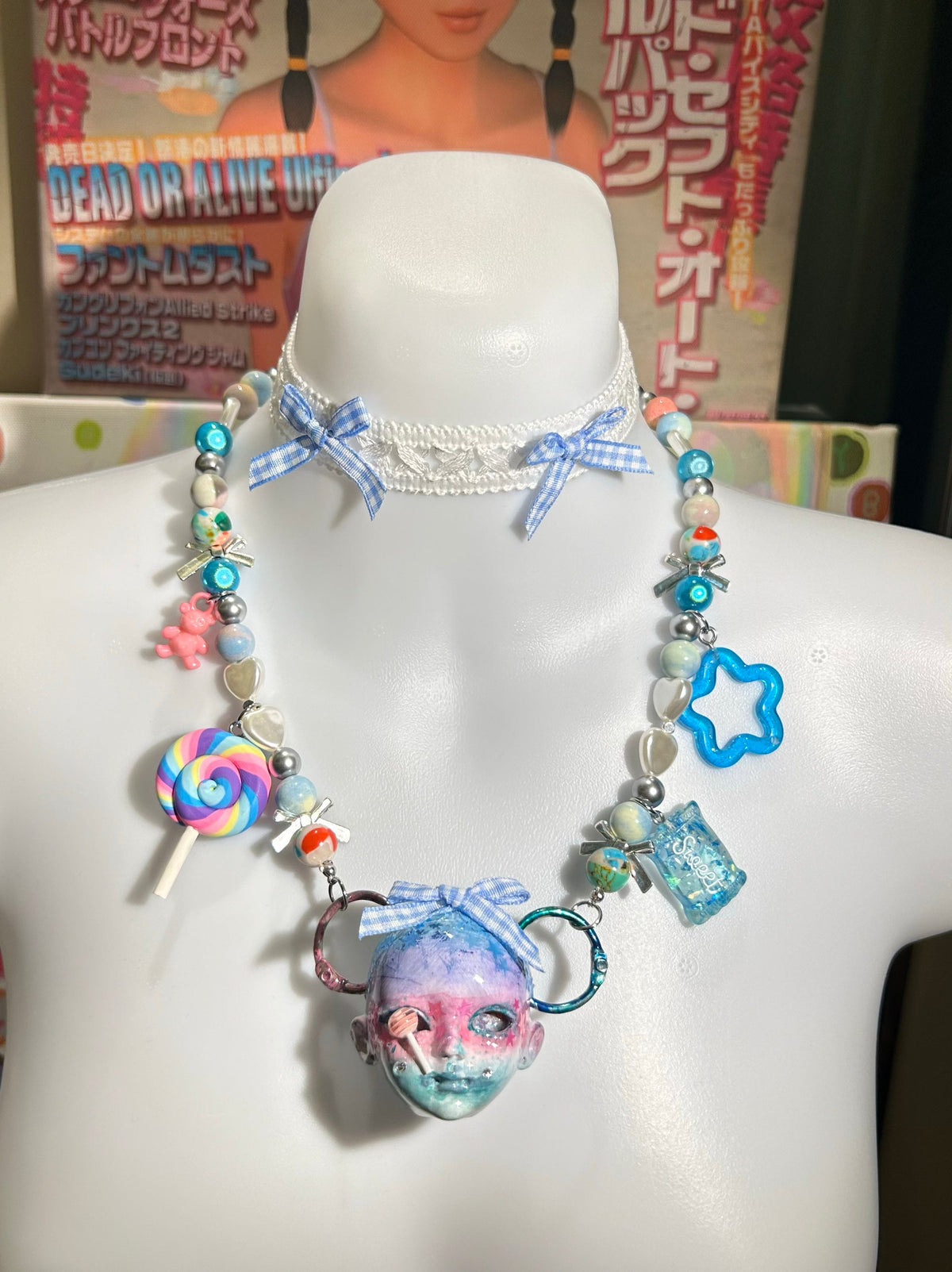 Lolita Dreamy and Sweet Baby Head Necklace