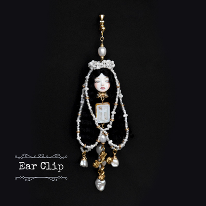 Handcrafted Vintage Baroque Salome Doll Earrings