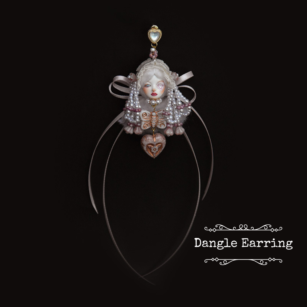 Original Handcrafted Lolita Doll Earrings