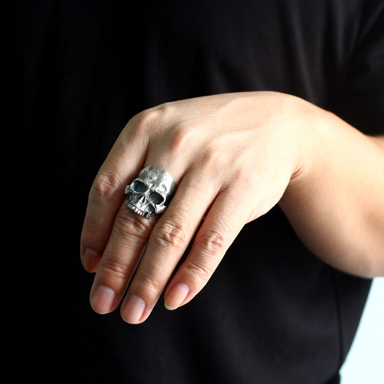 Tough Guy Big Skull Ring