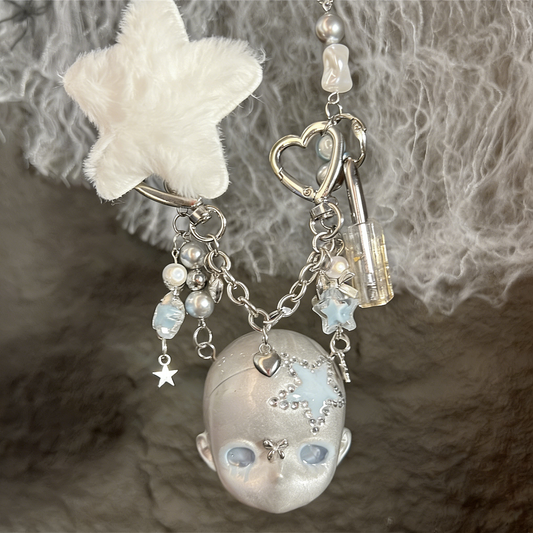 Y2k Dream Baby Head Necklace