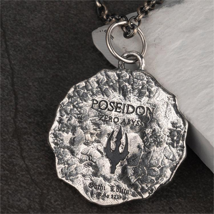 Poseidon Icefury Silver Necklace -Vrafi Jewelry