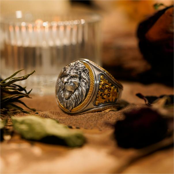 King Arthur Golden Lion Ring – Sunro Raven