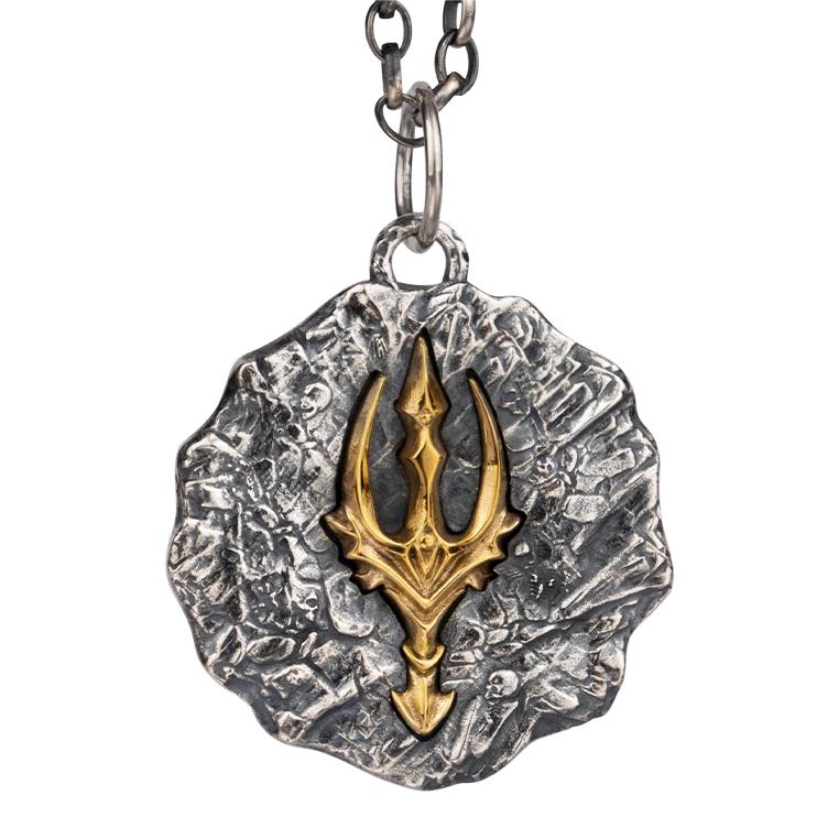 Poseidon Icefury Silver Necklace -Vrafi Jewelry