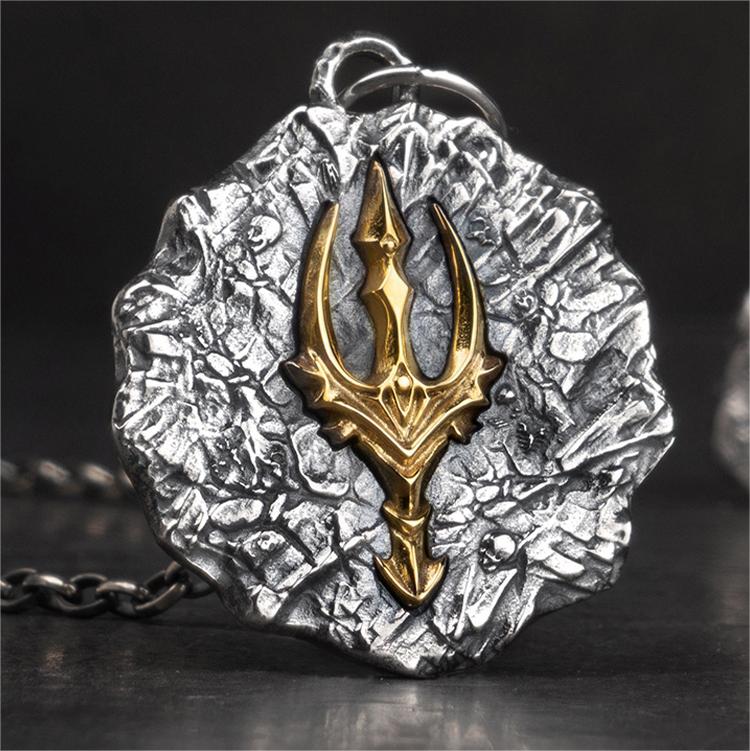 Poseidon Icefury Silver Necklace -Vrafi Jewelry