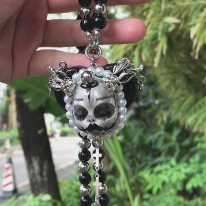 Black & Silver Gothic Necklace