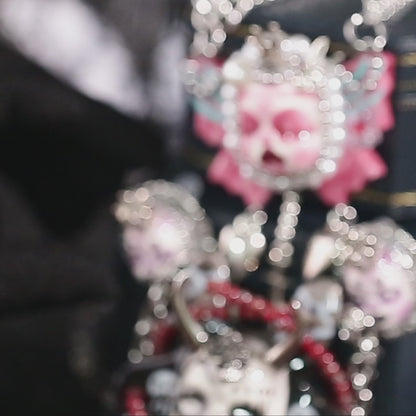 Purple Heart Crown Freak Baby Earrings