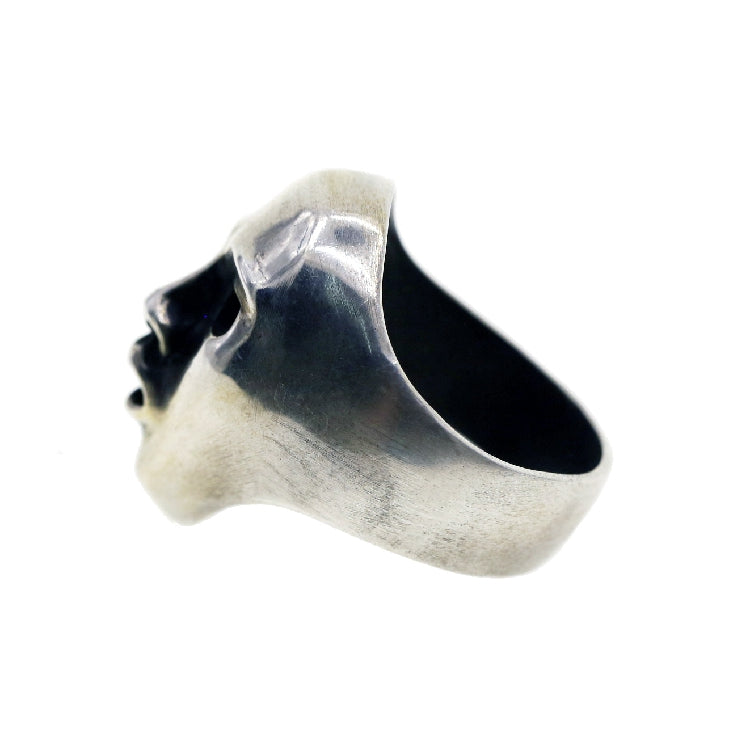 Garber Bwlll Mask Ring-Vrafi Jewery