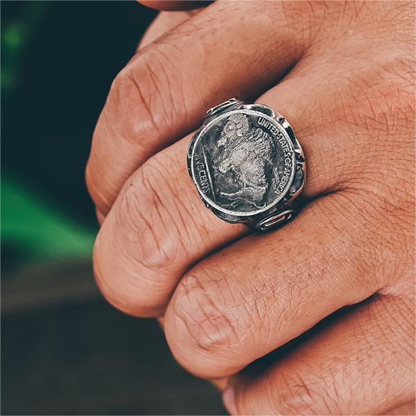 Hobo coins Yak Ring