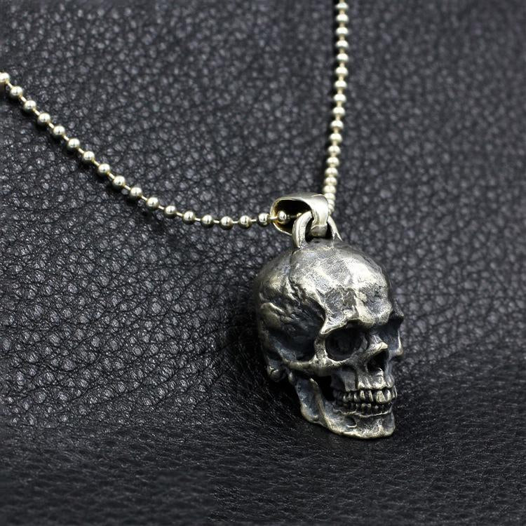 Big Skull Sterling Silver Pendant Sunro Raven