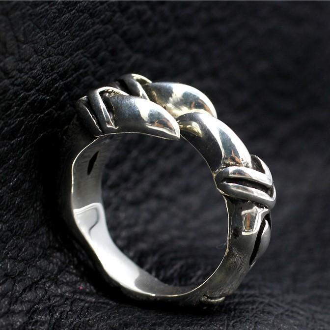 Eagle Claw Opening 925 Silver Ring Sunro Raven