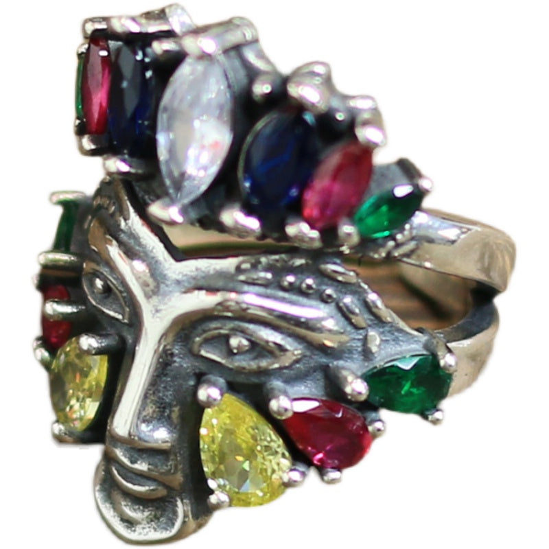 Jibaro Sterling Silver Ring