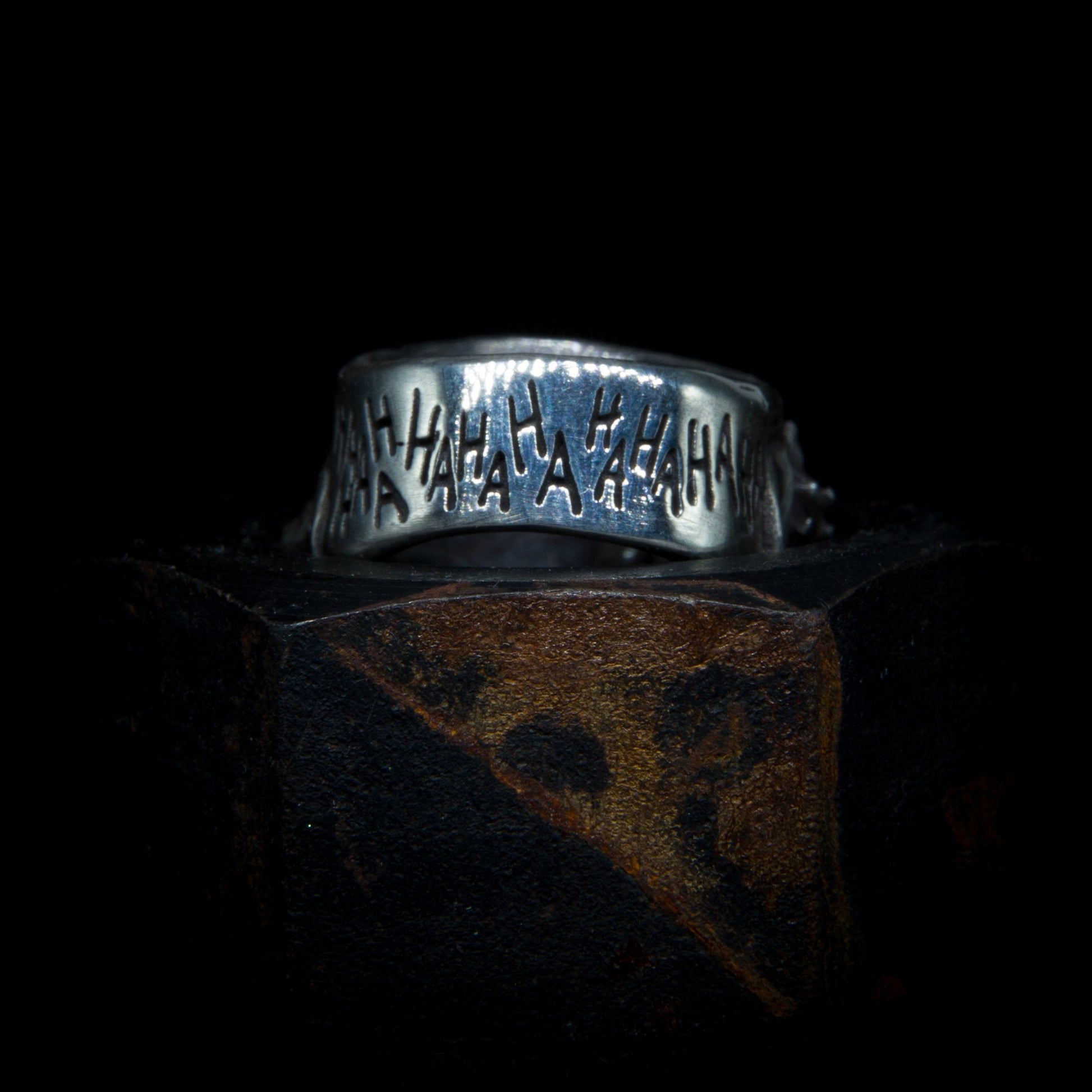 Joker Sterling Silver Ring Sunro Raven