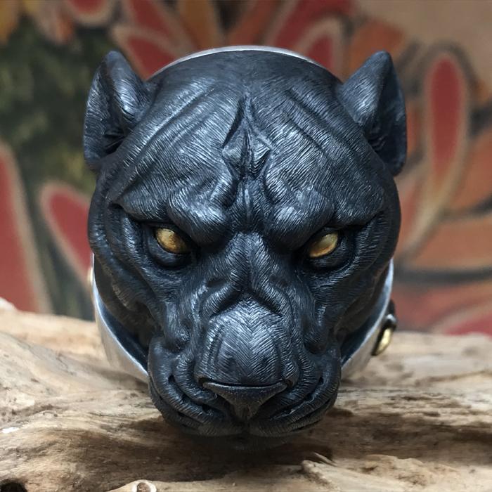 Black Panther Silver Ring Sunro Raven