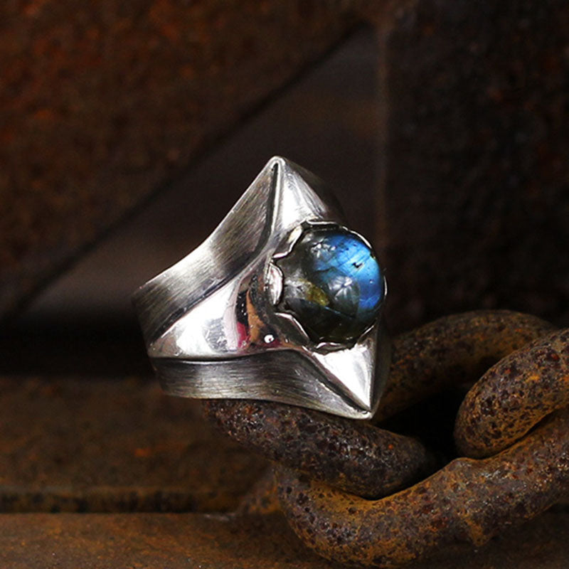 Starlight Labradorite Sterling Silver Ring Sunro Raven