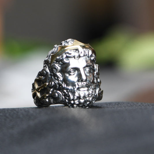 Sterling Silver Zeus Ring