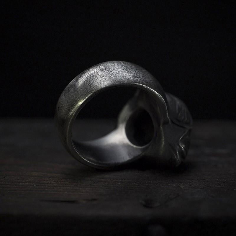 Brave Heart Sterling Silver Ring Sunro Raven